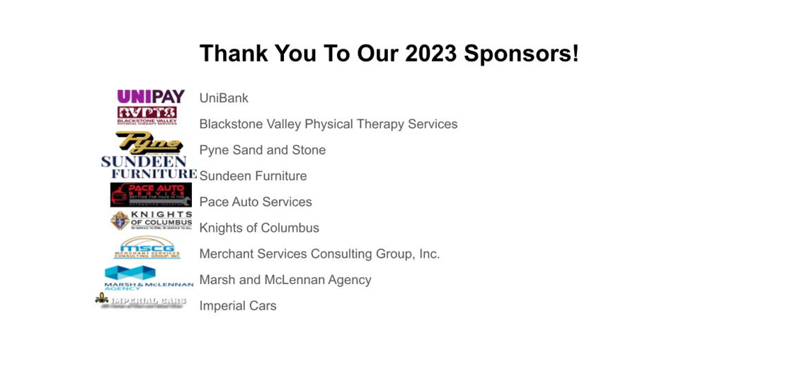 Thank You to our 2023 Sponsors